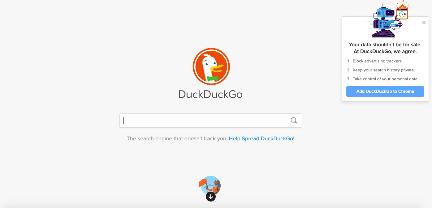 trang chủ duckduckgo